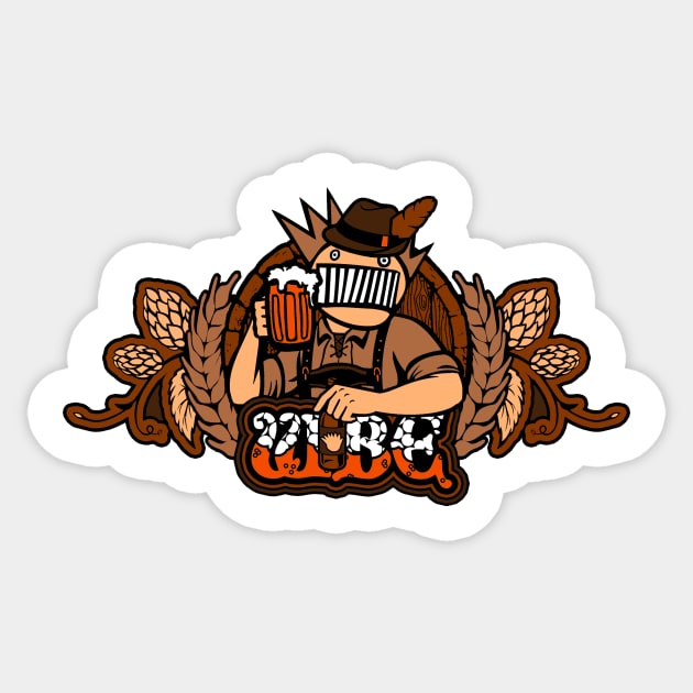 WBE: BREWGNISH (BROWN AF) Sticker by weenbeerexchange